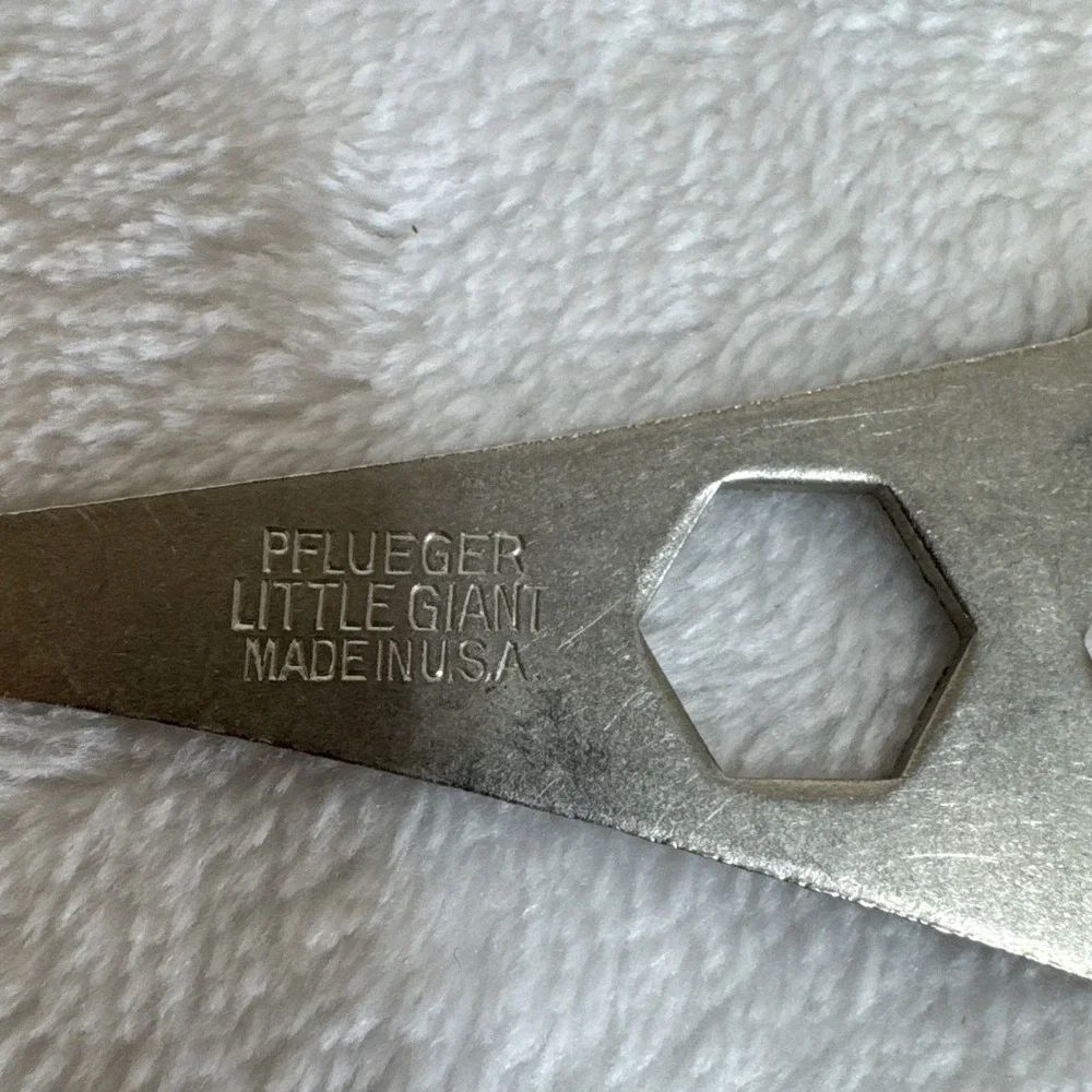 Vintage‎ Pflueger Little Giant Fishing Reel Wrench Tool Old Tackle USA